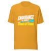 Endurance Is Built Stroke By Stroke Graphic Tee mockup 3 Endurance Is Built Stroke By Stroke Graphic Tee mockup 3
