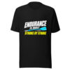 Endurance Is Built Stroke By Stroke Graphic Tee mockup 4 Endurance Is Built Stroke By Stroke Graphic Tee mockup 4