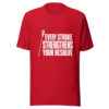 Every Stroke Strengthens Your Resolve Graphic Tee mockup 8 Every Stroke Strengthens Your Resolve Graphic Tee mockup 8