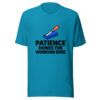 Patience Hones The Working Edge Graphic Tee mockup 1 Patience Hones The Working Edge Graphic Tee front view