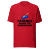 Patience Hones The Working Edge Graphic Tee mockup 8 Patience Hones The Working Edge Graphic Tee mockup 8