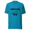 Power Follows Practiced Rhythm Graphic Tee front view