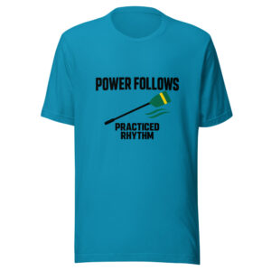 Power Follows Practiced Rhythm Graphic Tee mockup 1 Power Follows Practiced Rhythm Graphic Tee front view