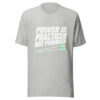 Power Is Practiced Not Promised Graphic Tee mockup 8 Power Is Practiced Not Promised Graphic Tee mockup 8