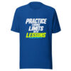 Practice Turns Limits Into Lessons Graphic Tee mockup 3