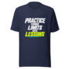 Practice Turns Limits Into Lessons Graphic Tee mockup 6