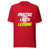 Practice Turns Limits Into Lessons Graphic Tee mockup 8