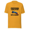 Precision Turns Effort Into Ascent Graphic Tee mockup 3
