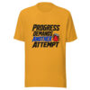 Progress Demands Another Attempt Graphic Tee mockup 3 Progress Demands Another Attempt Graphic Tee mockup 3