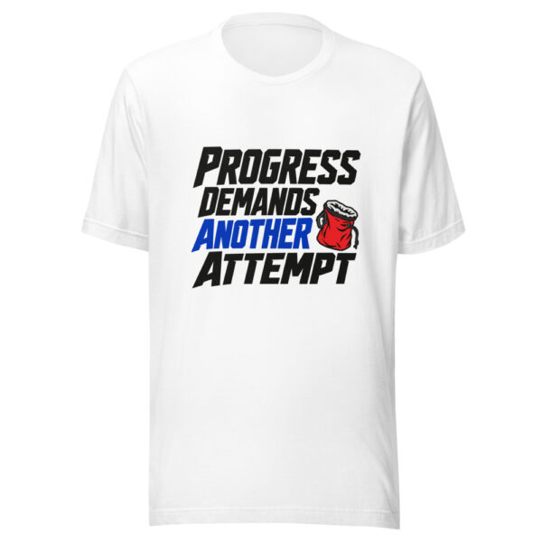 Progress Demands Another Attempt Graphic Tee mockup 6 Progress Demands Another Attempt Graphic Tee mockup 6