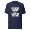 Put In The Hours Shape The Outcome Graphic Tee mockup 6 Put In The Hours Shape The Outcome Graphic Tee mockup 6