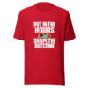 Put In The Hours Shape The Outcome Graphic Tee mockup 8 Put In The Hours Shape The Outcome Graphic Tee mockup 8