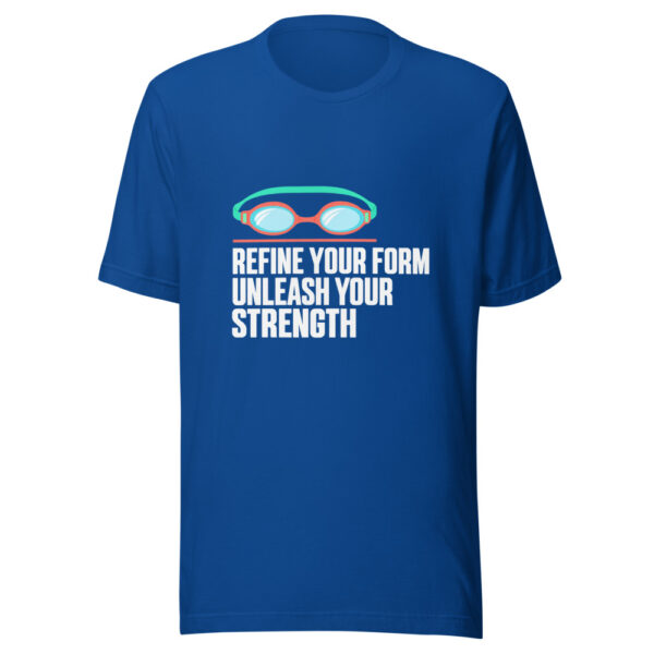 Refine Your Form Unleash Your Strength Graphic Tee mockup 3 Refine Your Form Unleash Your Strength Graphic Tee mockup 3