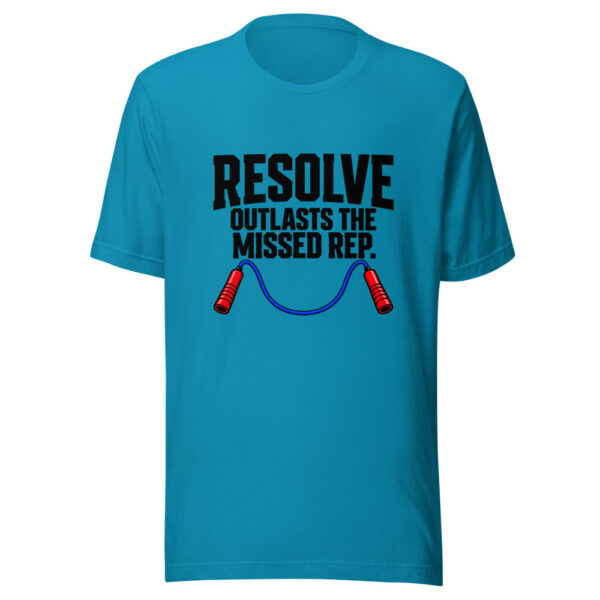 Resolve Outlasts The Missed Rep Graphic Tee mockup 2 Resolve Outlasts The Missed Rep Graphic Tee mockup 2