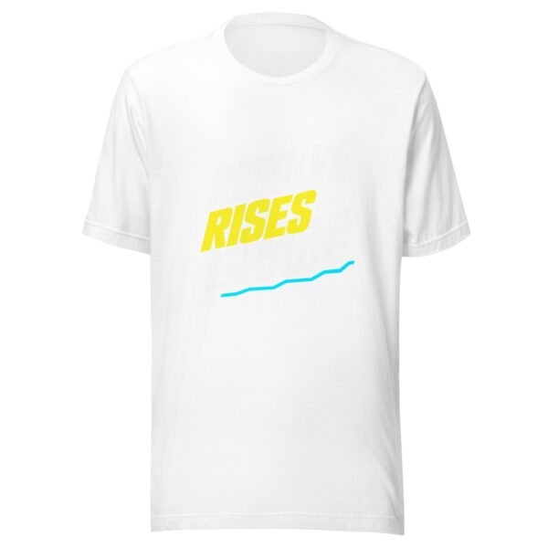 Resolve Rises With The Grade Graphic Tee mockup 5