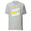 Resolve Rises With The Grade Graphic Tee mockup 7
