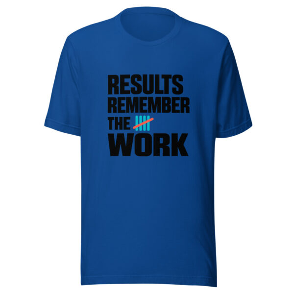 Results Remember The Work Graphic Tee mockup 3 Results Remember The Work Graphic Tee mockup 3