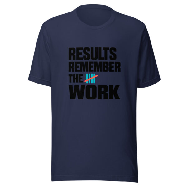 Results Remember The Work Graphic Tee mockup 6 Results Remember The Work Graphic Tee mockup 6