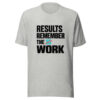 Results Remember The Work Graphic Tee mockup 7 Results Remember The Work Graphic Tee mockup 7