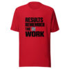 Results Remember The Work Graphic Tee mockup 8 Results Remember The Work Graphic Tee mockup 8