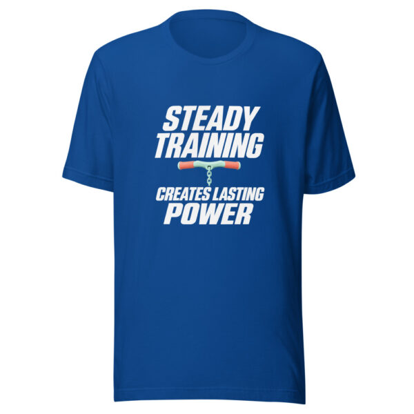 Steady Training Creates Lasting Power Graphic Tee mockup 3 Steady Training Creates Lasting Power Graphic Tee mockup 3