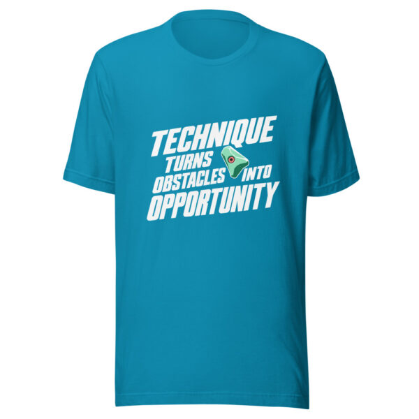Technique Turns Obstacles Into Opportunity Graphic Tee mockup 1 Technique Turns Obstacles Into Opportunity Graphic Tee front view
