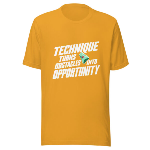 Technique Turns Obstacles Into Opportunity Graphic Tee mockup 2 Technique Turns Obstacles Into Opportunity Graphic Tee mockup 2