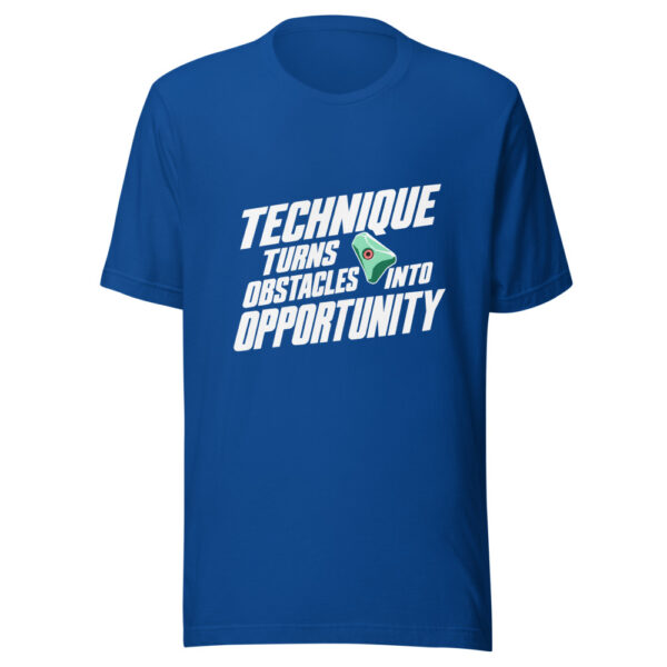 Technique Turns Obstacles Into Opportunity Graphic Tee mockup 3 Technique Turns Obstacles Into Opportunity Graphic Tee mockup 3