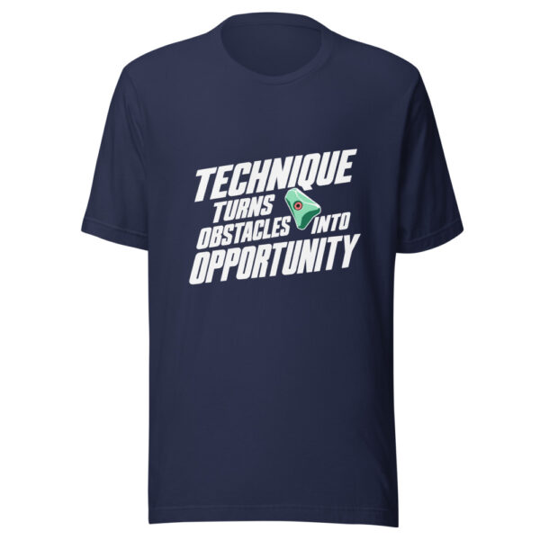 Technique Turns Obstacles Into Opportunity Graphic Tee mockup 6 Technique Turns Obstacles Into Opportunity Graphic Tee mockup 6