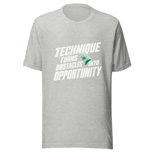 Technique Turns Obstacles Into Opportunity Graphic Tee mockup 7 Technique Turns Obstacles Into Opportunity Graphic Tee mockup 7