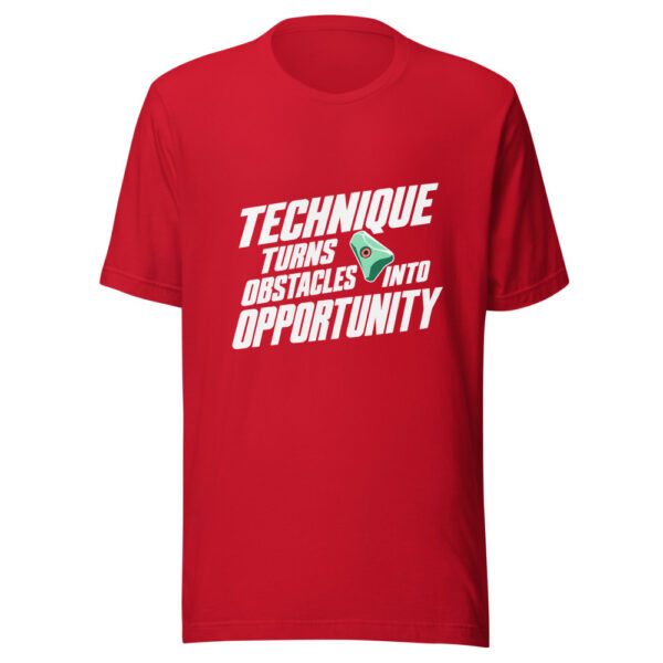 Technique Turns Obstacles Into Opportunity Graphic Tee mockup 8 Technique Turns Obstacles Into Opportunity Graphic Tee mockup 8