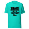 Train Intention Into Instinct Graphic Tee mockup 3 Train Intention Into Instinct Graphic Tee mockup 3