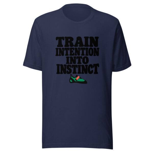 Train Intention Into Instinct Graphic Tee mockup 6 Train Intention Into Instinct Graphic Tee mockup 6