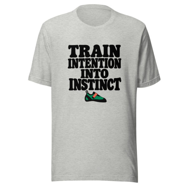 Train Intention Into Instinct Graphic Tee mockup 7 Train Intention Into Instinct Graphic Tee mockup 7
