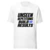 Unseen Repetitions Build Results Graphic Tee front view